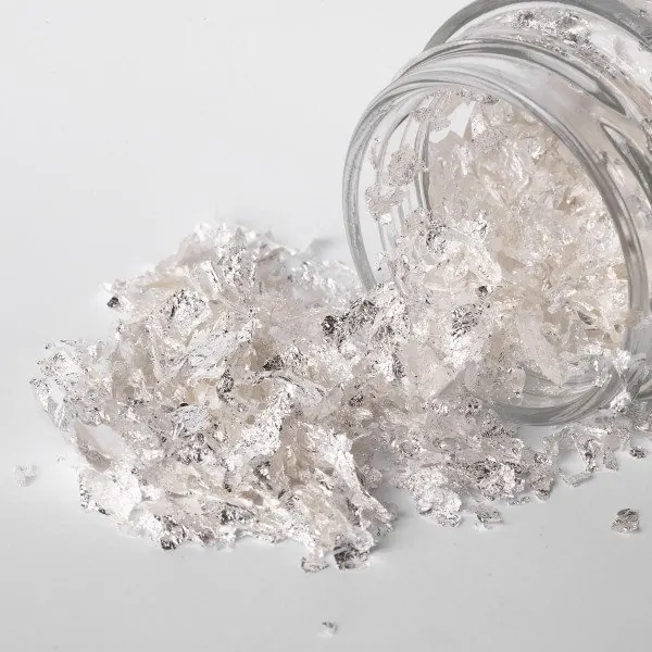 Silver flakes